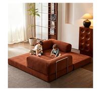 Sofá Cama 3 Plazas Oferta Plegable,Sillon Cama Modular,Sofa Bed | Comprimido Al Vacio Pana Transformable Desmontable Lavable Para Salón(Caramel,180cm/70.9inch)