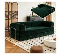Sofá Cama 3 Plazas Oferta Plegable,Sillon Cama Modular,Sofa Bed | Comprimido Al Vacio Pana Transformable Desmontable Lavable Para Salón(Green,180cm/70.9inch)