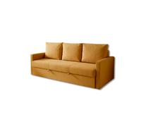 ECCOX Sofá Cama Alta Gama 3 Plazas Eden (Amarillo)