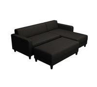 Sofá cama bob sawana en color gris oscuro antracita 138x65x197 cm 65 cm