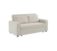 Sofá cama borreguito, 2 plazas, chill borreguito, crema, 172.5x91.5x88.5 cm