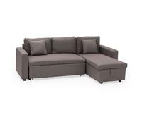 Sofá cama clark 3 plazas color topo