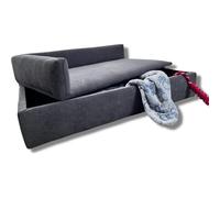 Sofá Cama con canapé para Mascotas con Tejido Especial y Base Acolchada Color Gris