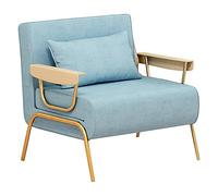 Sofá cama con colchón de espuma y respaldo ajustable, silla plegable para sala de estar, cama extra para invitados