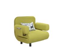 Sofá cama convertible con reposabrazos y almohadas para sala de estar y ahorrar espacio