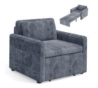 Sofá cama convertible con tapicería y estructura de - Sofá cama plegable moderno para espacios pequeños, cama/sofá multifuncional, fácil montaje, para apartamentos, , habitaciones de invitados