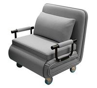 Sofá cama convertible, reclinable ajustable con fundas extraíbles lavables, sofá plegable compacto para espacios pequeños, ideal para leer y trabajar