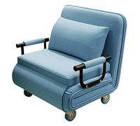 Sofá cama convertible, reclinable ajustable con fundas extraíbles lavables, sofá plegable compacto para espacios pequeños, ideal para leer y trabajar