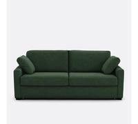 Sofá cama de 2, 3 o 4 plazas, HR prémium, en poliéster, TIMOR. Talla 3 plazas. Color verde bosque