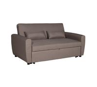 Sofá cama de 2 plazas matt en color topo