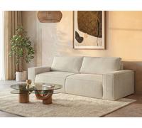 Sofá cama de 4 plazas de pana beige AMELIA de PASCAL MORABITO