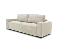 Miroytengo Sofá Cama Dutch para Salón Comedor Estilo Contemporáneo en Color Beige de 3 Plazas y con Arcón 239 cm