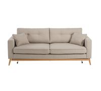Sofá cama escandinavo de 3/4 plazas beige