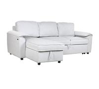 Sofá Cama Home ESPRIT Gris claro Moderno 220 x 153 x 88 cm