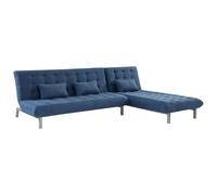 Sofá Cama Modular de Tela Hornet - Azul