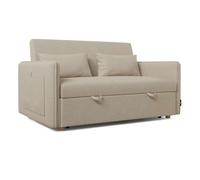 Sofá cama nest 2 nalui beige 2 plazas (139x100x80cm)