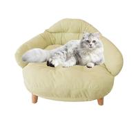 Sofá Cama para Perro, cómodo sofá para Mascotas, Silla Alta Elegante para Gatos, Silla Elegante para Cachorros, de ángel, cojín Suave, salón Moderno |