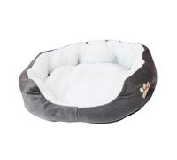 Sofá cama para perros - Gato de peluche suave, para perros con borde de bulbo | Cama cálida acogedora con fondo no deslizante | Cómodo para mascotas para pequeños gatos C