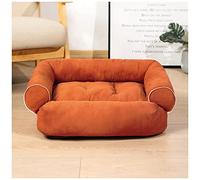Sofá cama para perros, lavable y cómodo para perros grandes, gatos y cachorros con parte inferior antideslizante para una máxima relajación