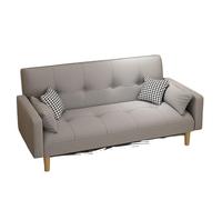 Sofá cama pequeño de tela para dormitorio, sala de estar, silla de salón