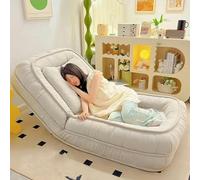 Sofá cama perezoso - Sofá cama plegable Tatami extraíble para dormitorio, salón de oficina - Colchón plegable con relleno de espuma para sala de estar - Diseño orientado a las personas