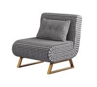 Sofa Cama Plegable 2 Plazas Desmontable y Lavable Tejido de Algodón y Lino Cama Plegable Matrimonio Diseño Sin Reposabrazos con Patas Ocultas Ideal para Uso de Invitados, Estudio(186 * 70 * 30cm)