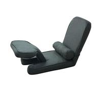 Sofá cama plegable ajustable con almohada y mesa, cómodo sofá de suelo para jugar, leer, descansar, reclinable convertible