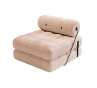 Sofá cama plegable convertible, silla portátil con soporte de respaldo para sala de estar y dormitorio, diseño multifuncional que ahorra espacio para invitados y espacios pequeños
