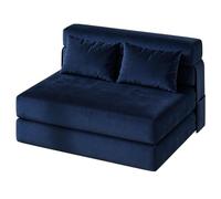 Sofá Cama Plegable Convertible, sillón-Cama 2 en 1 con Almohada, Chaise Longue portátil para Sala de Estar y Dormitorio, habladora Convertible en Cama (182 x 71 x 15 cm)