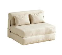 Sofá Cama Plegable Convertible, sillón-Cama 2 en 1 con Almohada, Chaise Longue portátil para Sala de Estar y Dormitorio, habladora Convertible en Cama (182 x 71 x 15 cm)