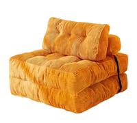 Sofá cama plegable portátil con almohada, futón convertible para espacios pequeños, silla cómoda para sala de estar, dormitorio y sala de cine en casa