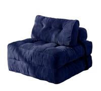 Sofá cama plegable portátil, futón convertible con almohada para espacios pequeños, silla cómoda para sala de estar, dormitorio y sala de cine en casa