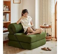 Sofá cama plegable, silla convertible con soporte para la espalda, colchón futón portátil, silla plegable para sala de estar y dormitorio