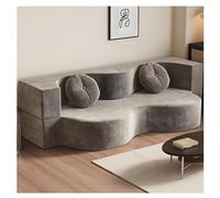 Sofá Cama Plegable | Sofá Cama Doble | Sofá Sin Varillas | Se Despliega En Un Segundo(Grey,150CM)