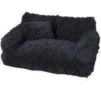 Sofá Cama Relajante for Mascotas, Cama Ortopédica Lavable for Perros con Borde, Funda Extraíble, Aumenta El Sueño Profundo, Reduce La Ansiedad por Separación(Dark Grey,XX-Large)