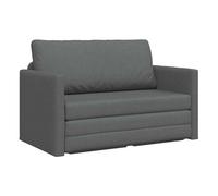Sofá cama - sofá convertible gris oscuro 124 x 71 x 78 cm terciopelo