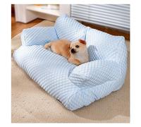 Sofá cama suave y refrescante para gatos, sofá de seda fría para dormir en verano para perros y gatos pequeños, medianos y grandes, transpirable, extraíble y lavable con parte inferior antideslizante