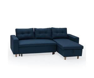 Sofá cama wade 3 plazas azul