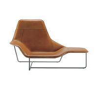 Sofá cama y silla de lectura 2 en 1 para bar, sala de estar, biblioteca, vestíbulo de hotel, salón, soporte de hierro forjado + piel sintética, 173 cm de longitud