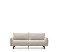 Sofá Carlota de 3 plazas, beige, 213 cm, certificación FSC Mix.