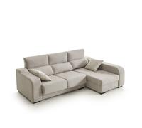 Sofa Chaiselongue Zafiro 3 Plazas Tela Antimanchas Derecha e Izquierda
