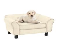 Sofá clásico para perros color Crema