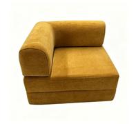 Sofá Combinable Cama Auxiliar Comprimido De Salon,Sofa 3 Plazas Oferta | Liquidación Sofas Cama Pana Transformable Desmontable Lavable Para Casa De Vacaciones(Yellow,100cm/39.4inch)