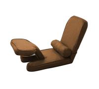 Sofá Cómodo para Adultos, Sofá Cama Plegable Ajustable con Almohada Y Mesa, para Jugar,Leer Y Descansar, Sofá Cama Reclinable Convertible Individual(Bruin)