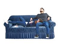 Sofa Covers - 145x185x2cm Sofa Covers Washable, Furniture Cover For Sofas, Non Slip Furniture Protector with Skirt Design For Ultimate Protection Living Room Bedroom Indoor Outdoor