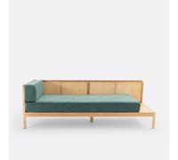 Sofá daybed Scillia. Talla 3 plazas. Color Verde