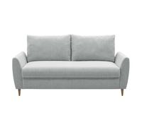 Sofá de 2 o 3 plazas mave salón comedor estilo contemporáneo en color gris o beige con patas de madera 145 cm