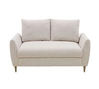 Sofá de 2 o 3 plazas mave salón comedor estilo contemporáneo en color gris o beige con patas de madera 145 cm