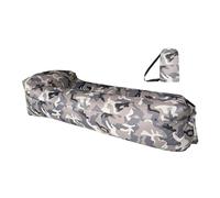 Sofá de aire inflable: sofá ligero Blow Up, asiento plegable portátil | Configuración de muebles de camping al aire libre , cómoda área de descanso compacta con soporte impermeable para los