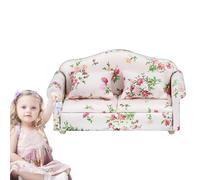 Sofá De Casa Muñecas - Light Weight Multiuse Easy To Install, Mini Muebles 1, Muñeca Escala 12 con, Almohadas Alta Simulación Realista Accesorios | Multipurpose Outdoor Indoor Utility Convenient